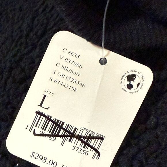 NWT Free people Movement Purple Black quilted sherpa jacket size L retail $298 - Picture 9 of 10